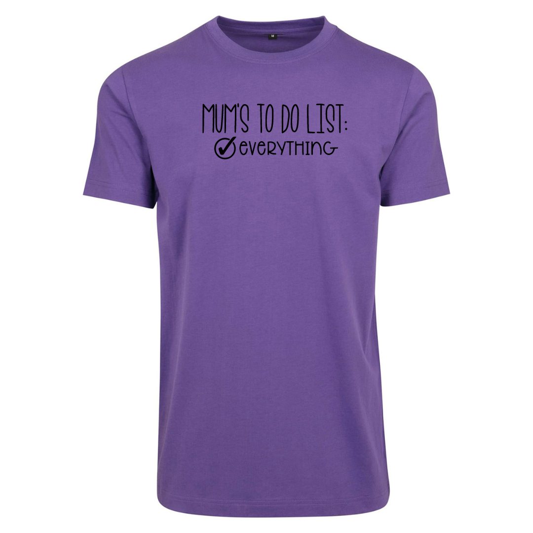 Mums To Do List Tee