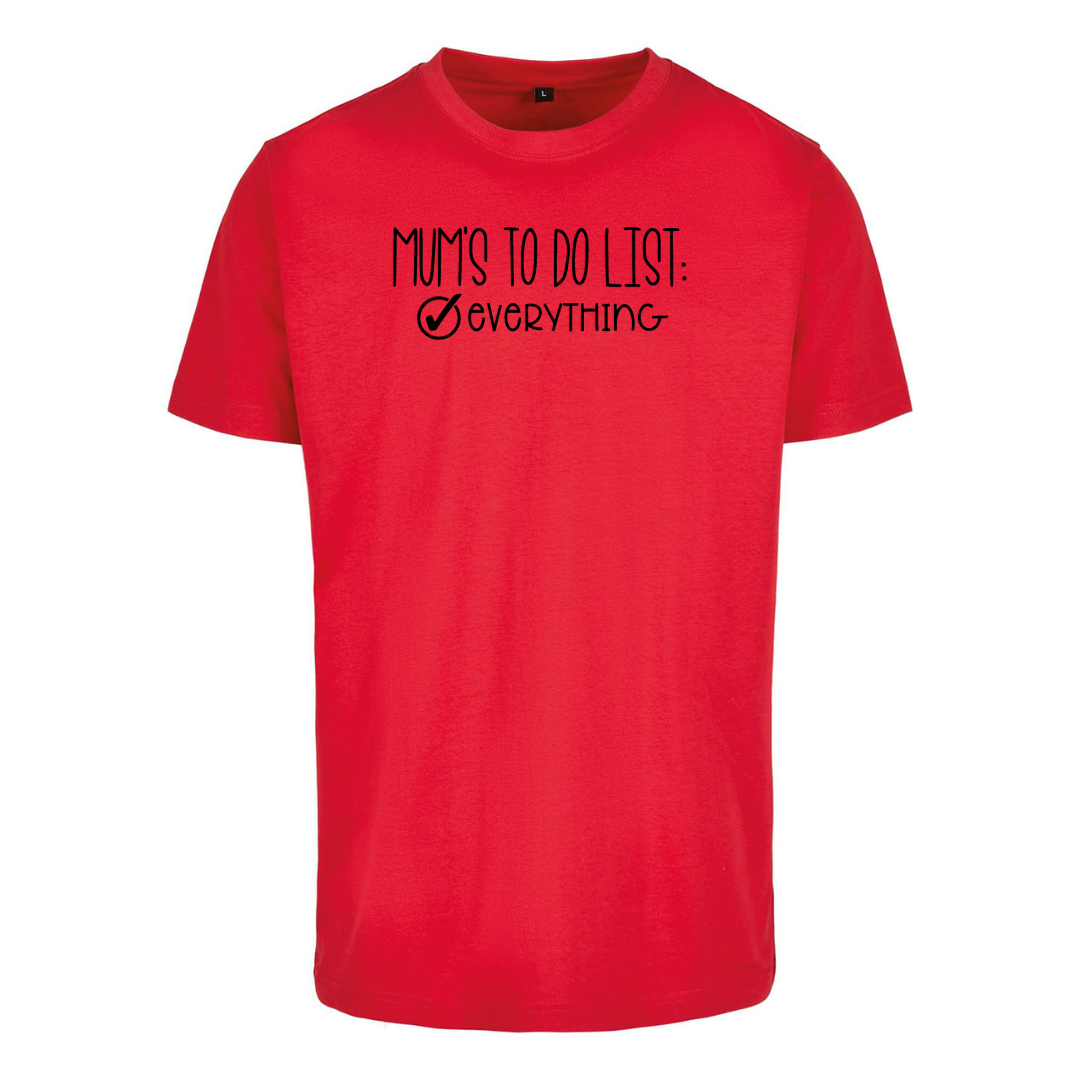 Mums To Do List Tee