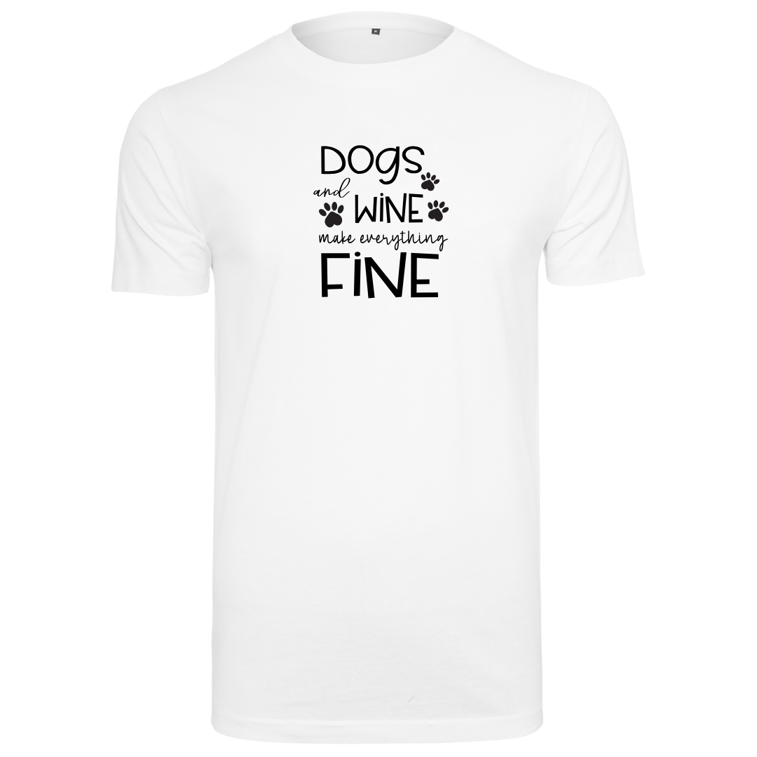 Dogs And Wine Tee