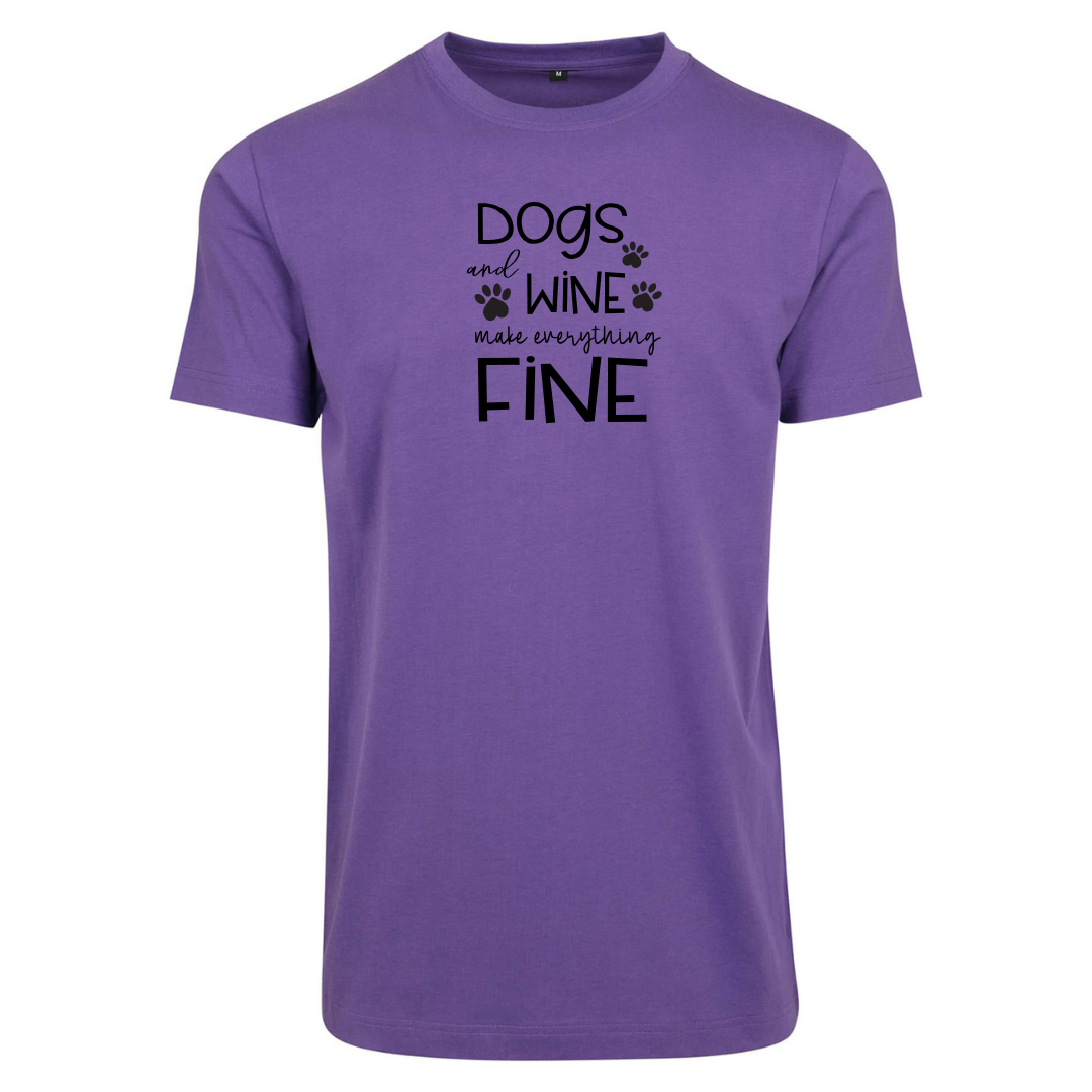 Dogs And Wine Tee